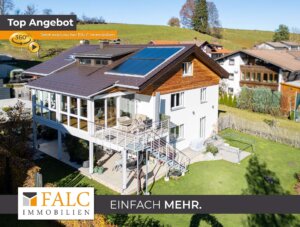 Seltenheit: Freistehendes Einfamilienhaus – Wohnen und Arbeiten im Allgäu mit hoher Lebensqualität